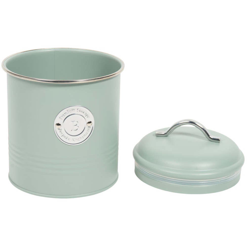 Stockholm Round Biscuit Canister Sage Image 4
