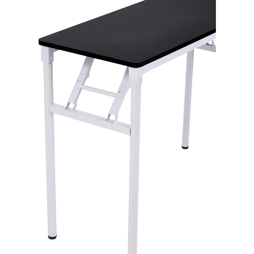 Living and Home Metal Frame Foldable Laptop Desk Black Image 3