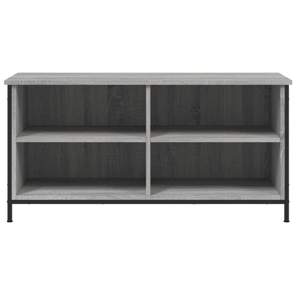 vidaXL 4 Shelf Grey Sonoma TV Cabinet Image 4