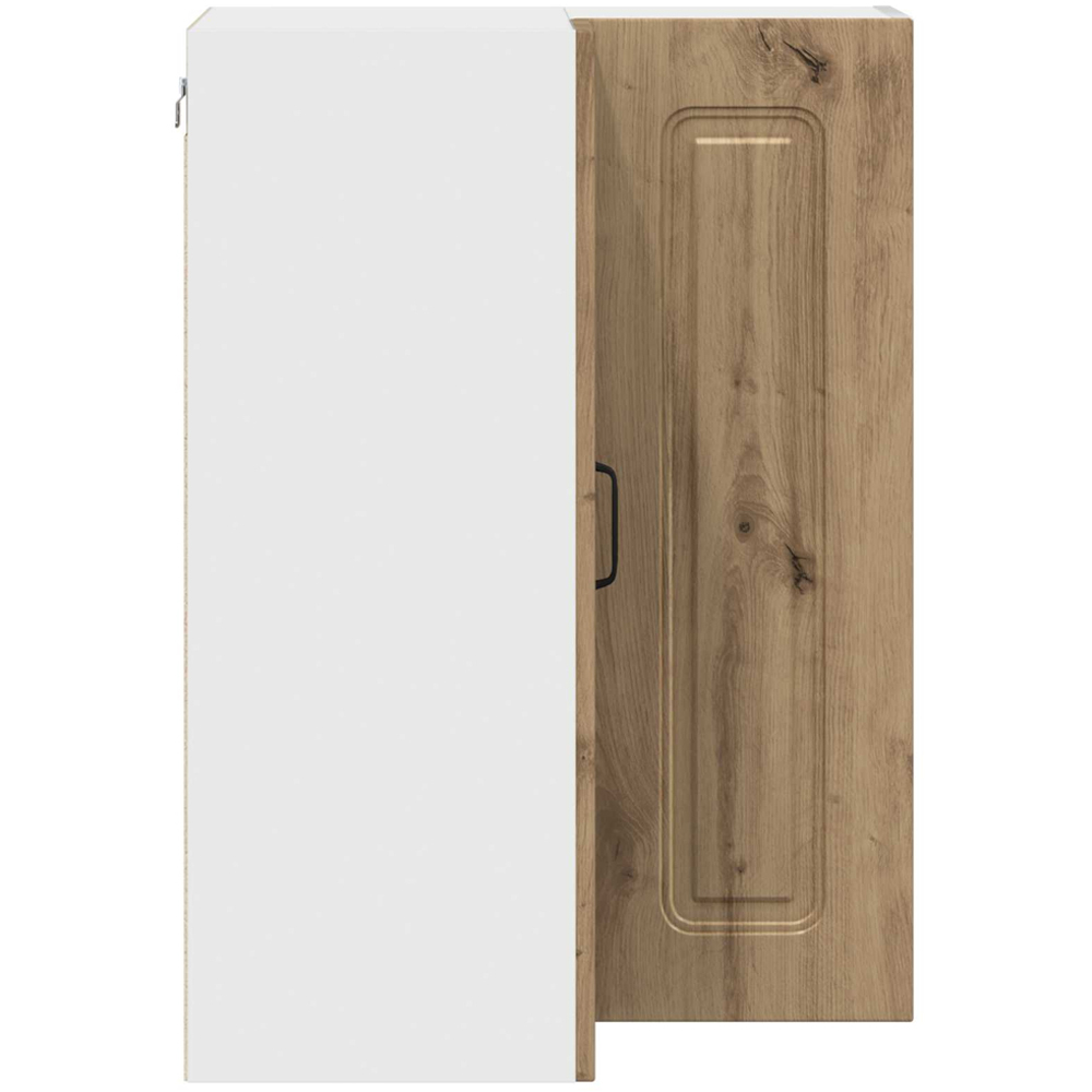 vidaXL 2 Door Artisan Oak Kitchen Wall Corner Cabinet Image 6