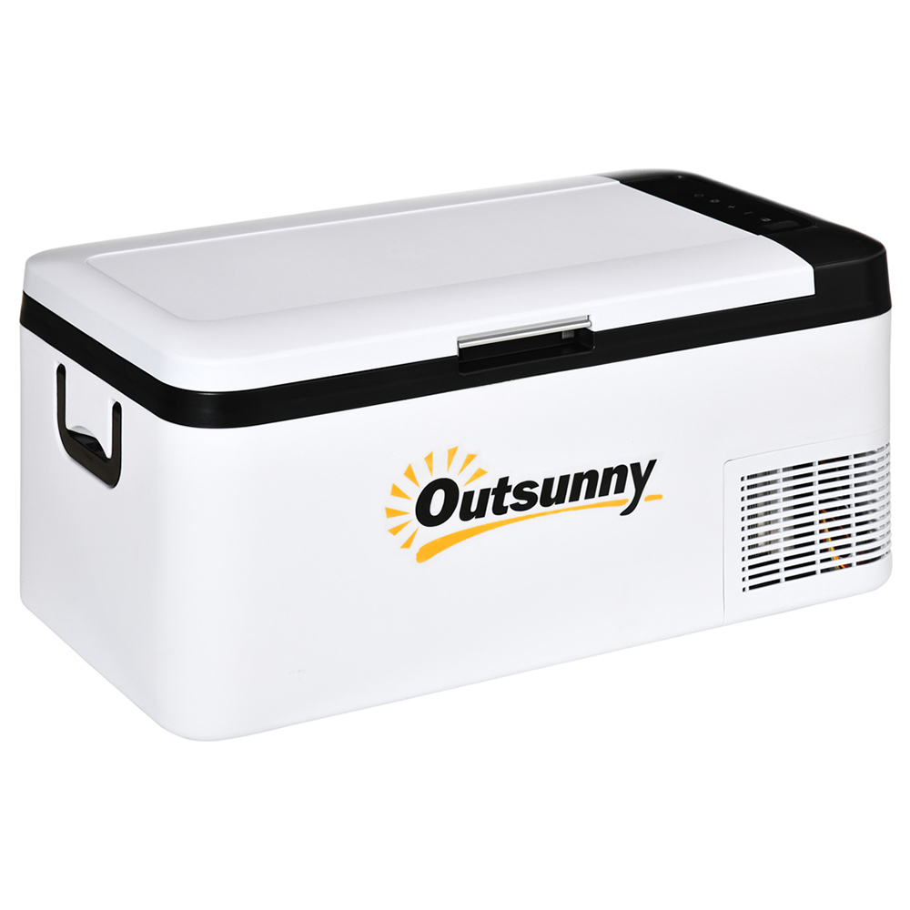 Outsunny 12V LED 18L Portable Cooler Image 1