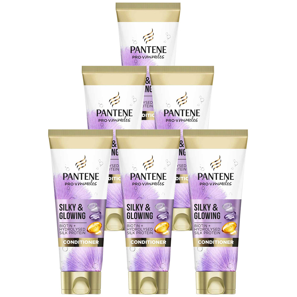 Pantene Pro V Miracles Silky and Glowing Conditioner Case of 6 x 275ml Image 1