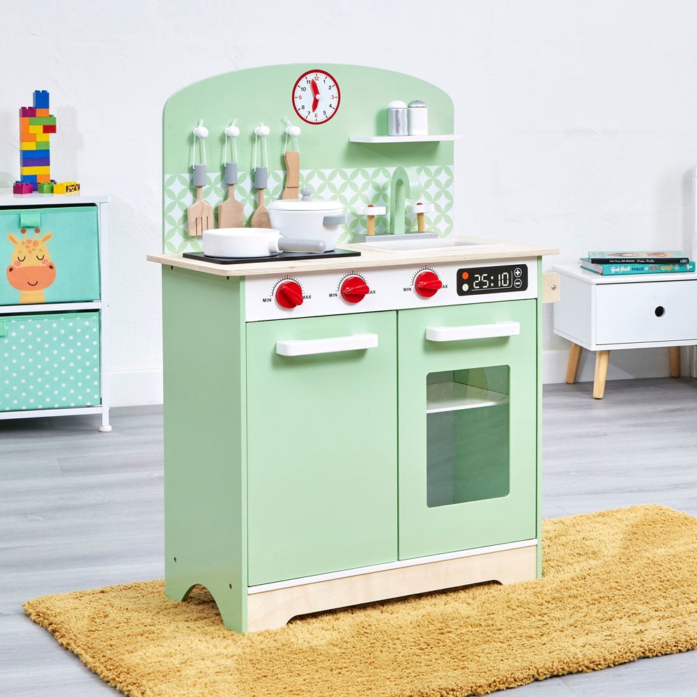 Liberty House Toys Kids Retro Play Kitchen with Accessories Image 2