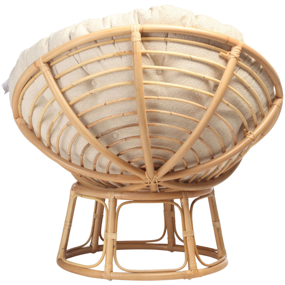 Desser Furniture Papasan Natural and Shadow Cloud Chair Image 5