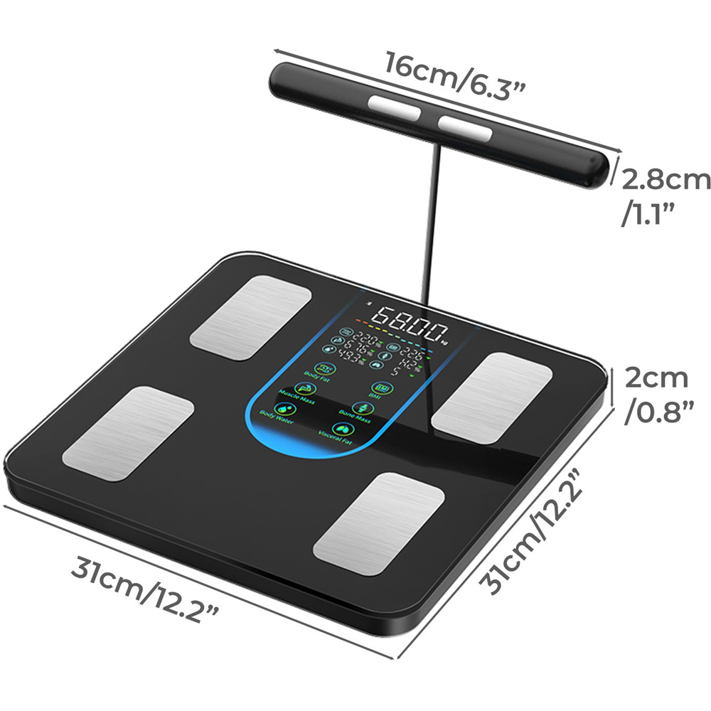 Spector Centra Bluetooth Body Fat Weighing Scale with Pregnancy Mode Image 9