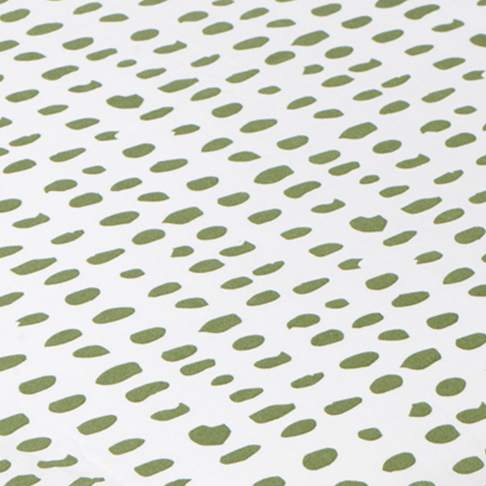 Wilko Single Green Spotted Fitted Sheet 90 x 190cm Image 3