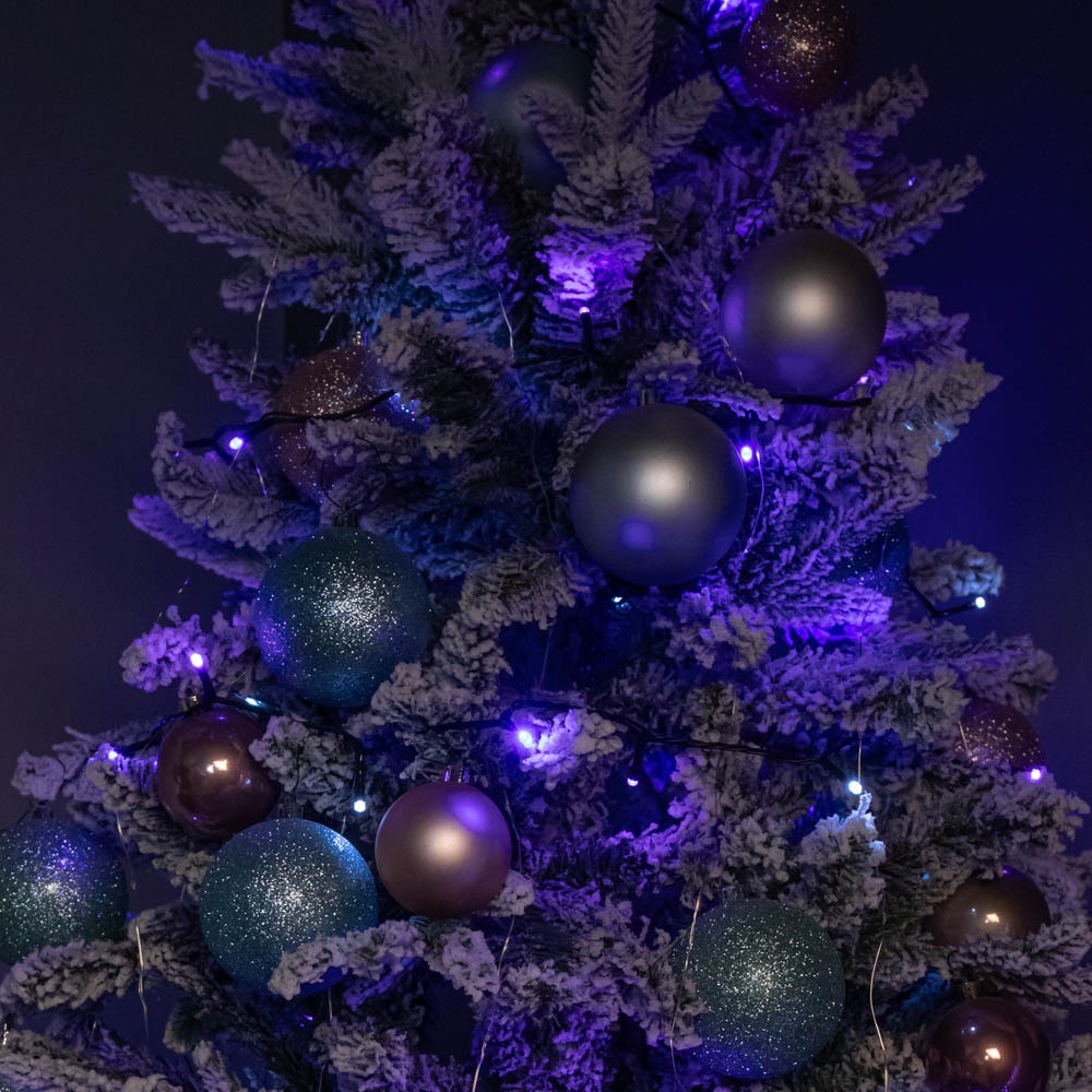 Samuel Alexander SupaBrights 200 Blue Purple and White LED Multi-Function String Light 16m Image 9