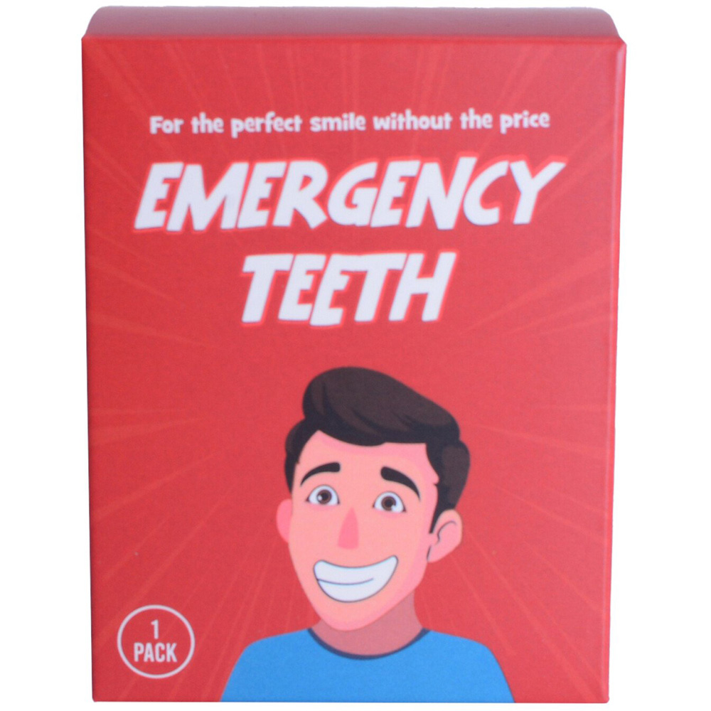 Emergency Fake Teeth - White Image 1