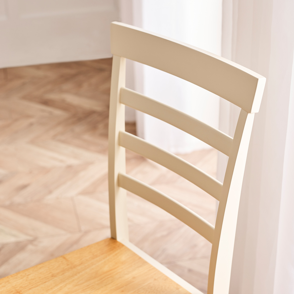 Furniturebox Salisbury Walton 6 Seater Dining Bench Set Cream Image 7