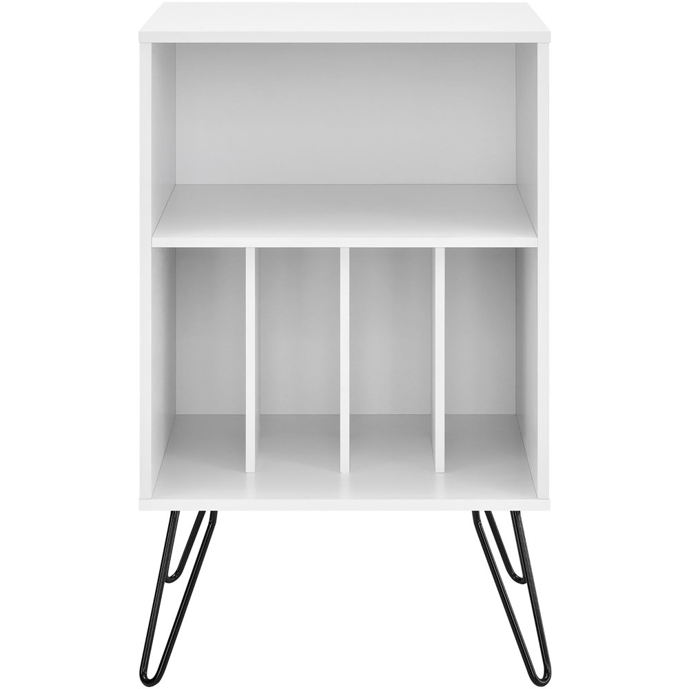 Novogratz 5 Shelf White Harmony Turntable Stand Image 3