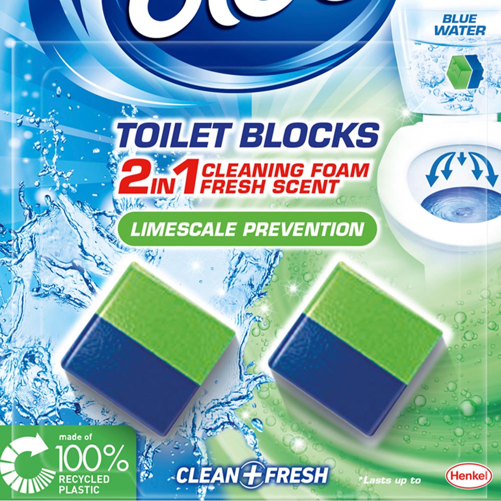 Bloo Toilet Blocks Limescale Prevention 2 x 50g Wilko