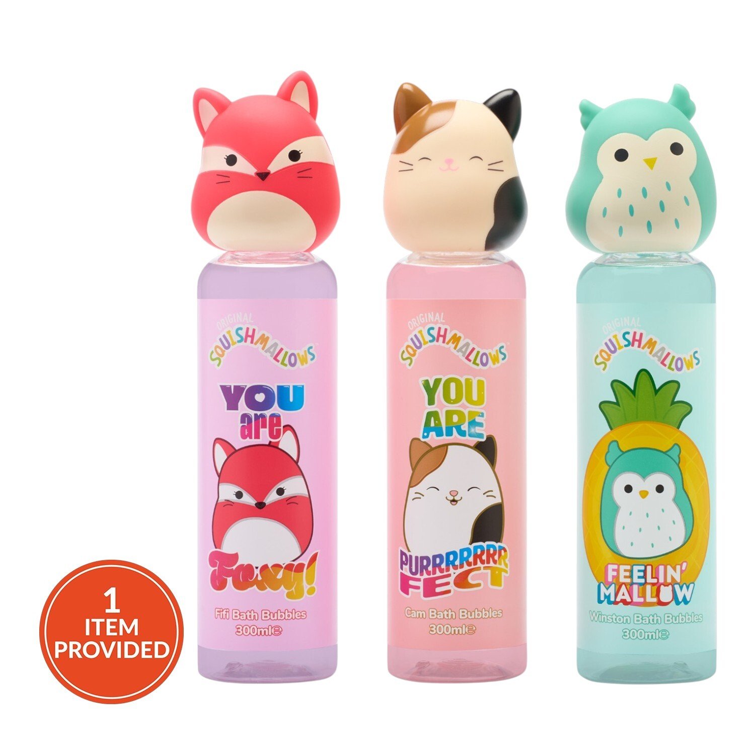 Squishmallow Bath Bubbles Image 1