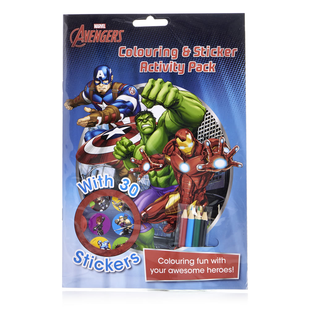 Marvel Avengers Colouring and Sticker Activity    Pack Image