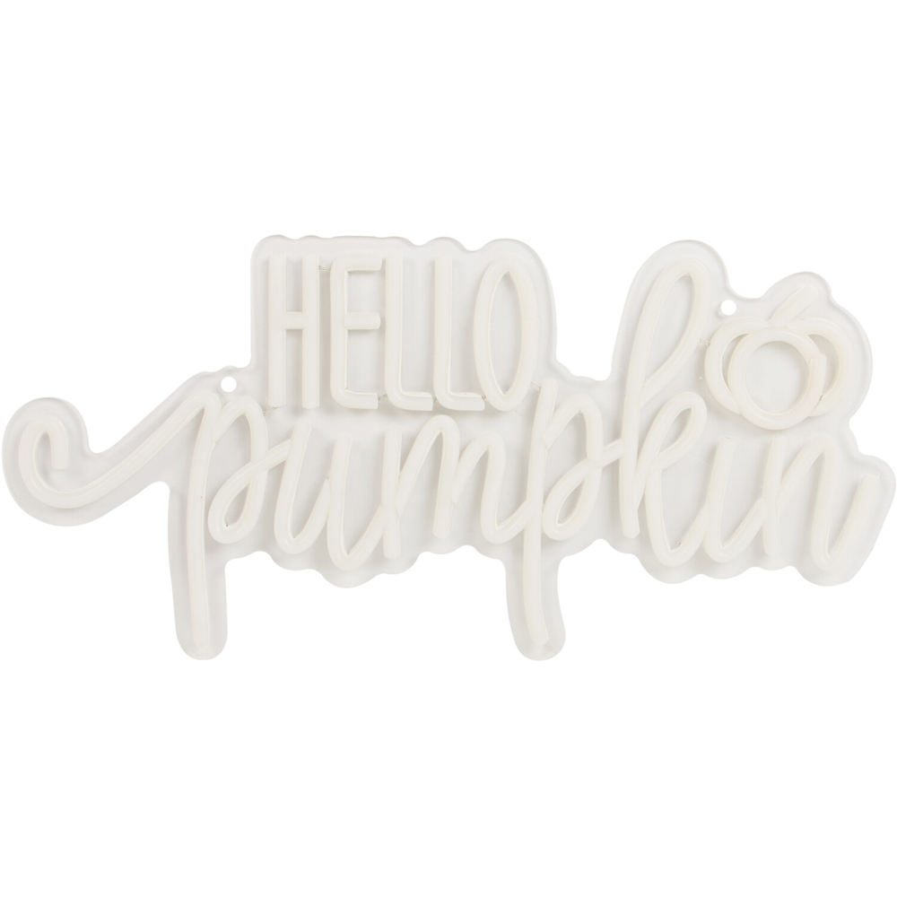 Hello Pumpkin LED Neon Sign Image 5
