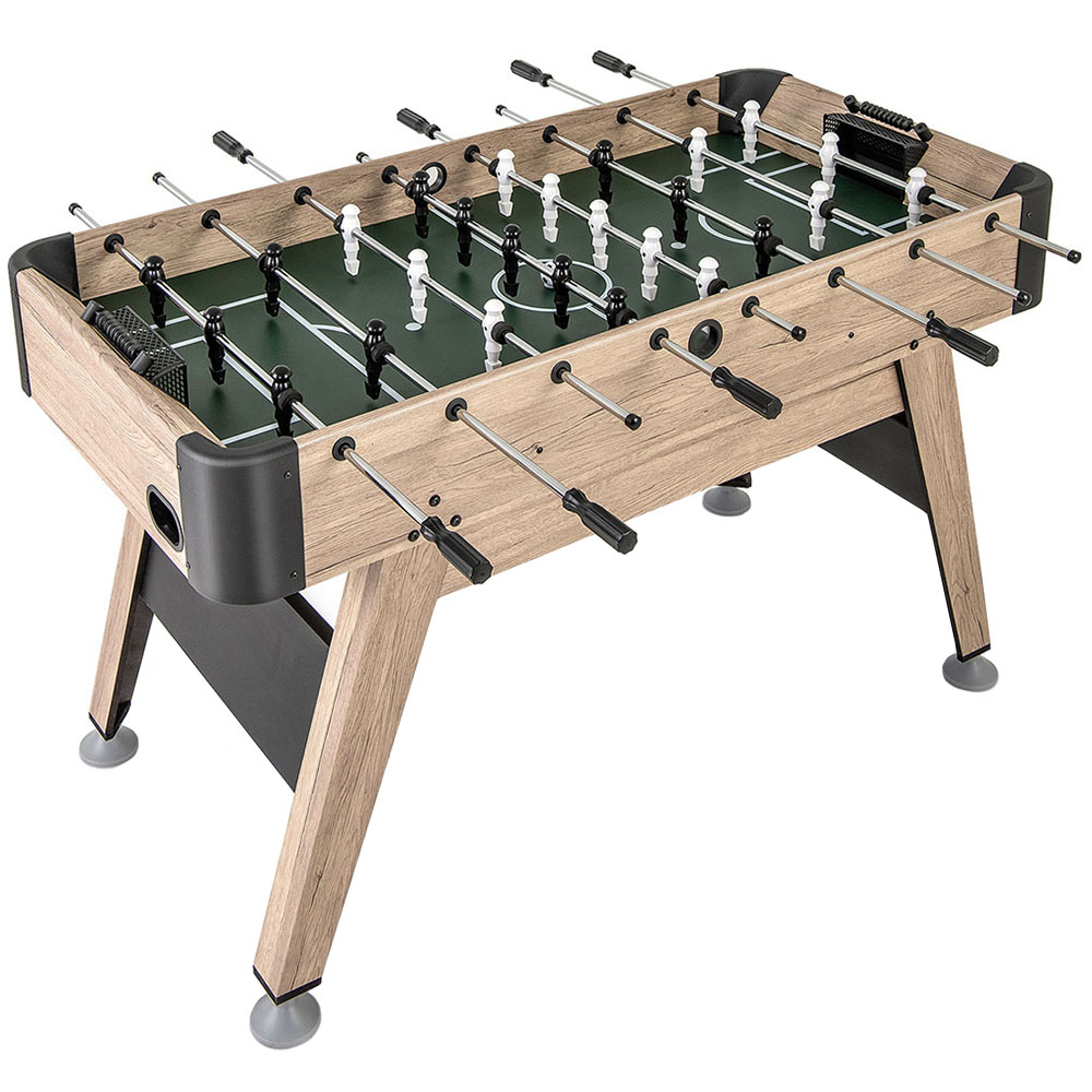 Costway Natural Foosball Arcade Soccer Game Table Image 1