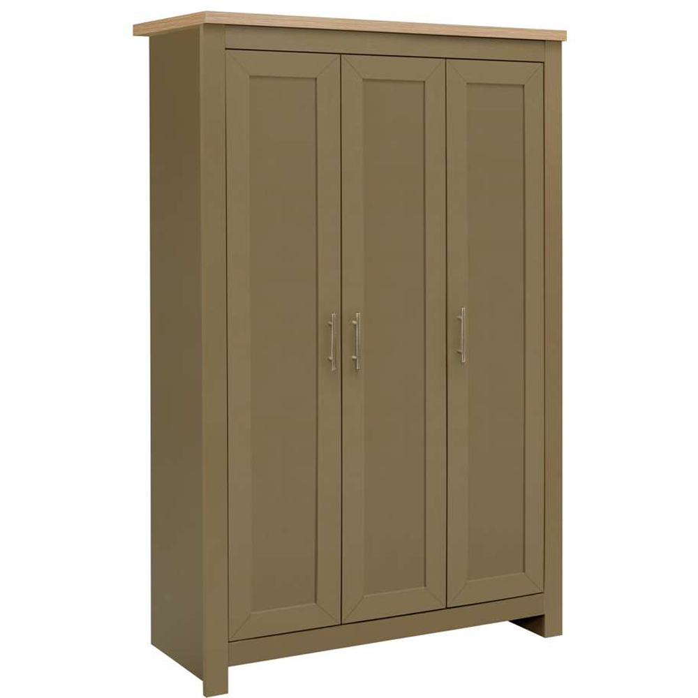 Birlea Highgate Oak 3 Door Wardrobe Image 2