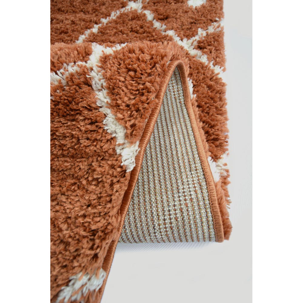 Homemaker Terracotta Snug Nomadic Shaggy Rug 120 x 170cm Image 3