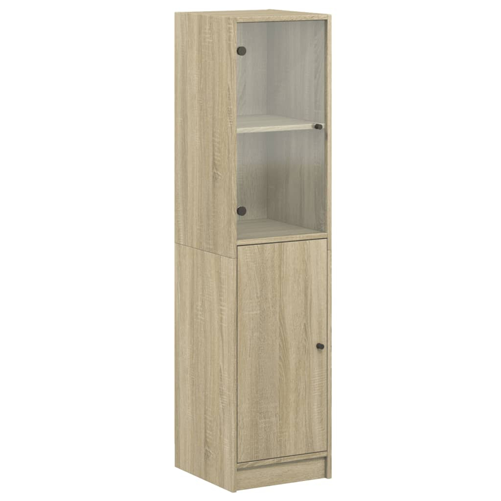vidaXL 2 Door Sonoma Oak Highboard Image 2