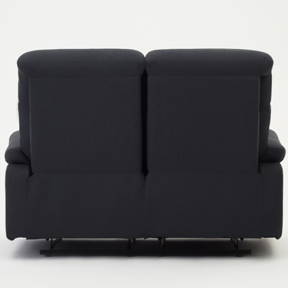 Home Detail Brody 2 Seater Dark Grey Manual Recliner Sofa Image 5