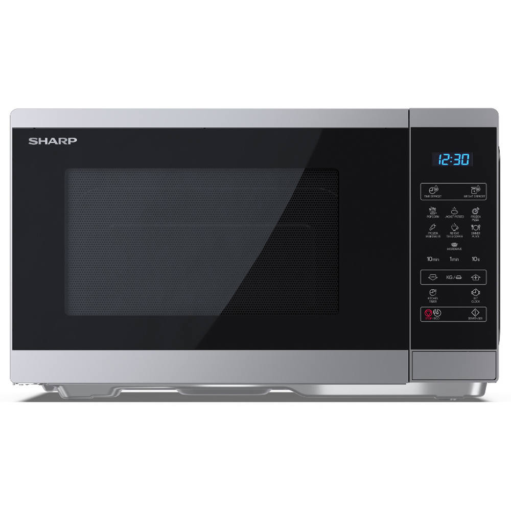 Sharp Silver 25L Solo Electronic Control Microwave 900W Image 1
