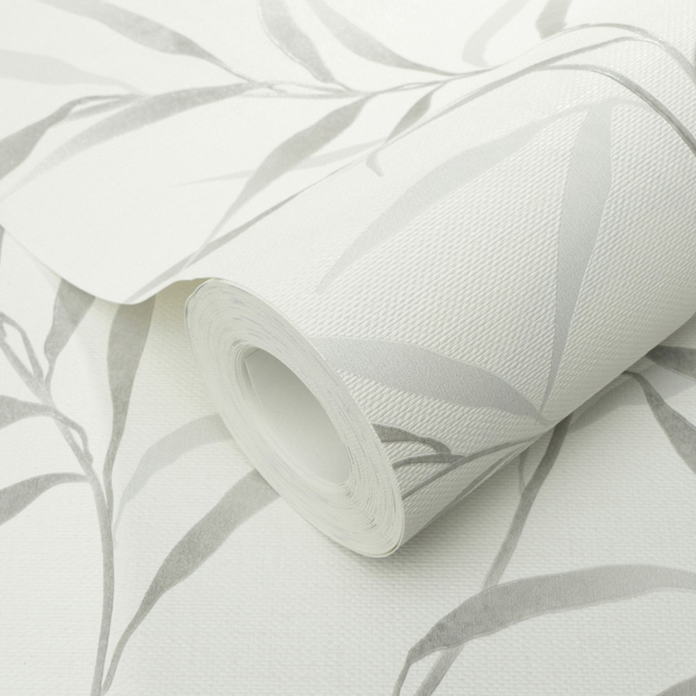 Erismann Yamato Light Grey Vinyl Wallpaper Image 3
