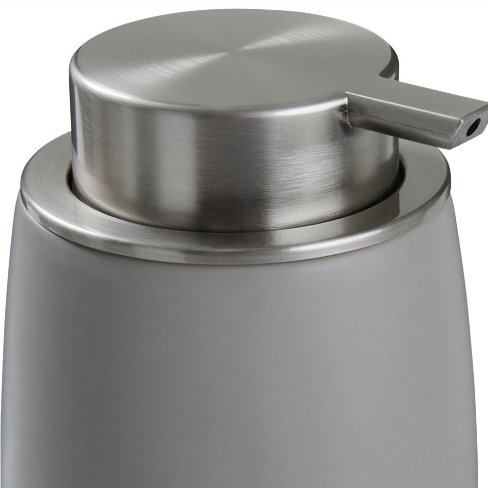Wilko Grey Rounded Soap Dispenser Image 3