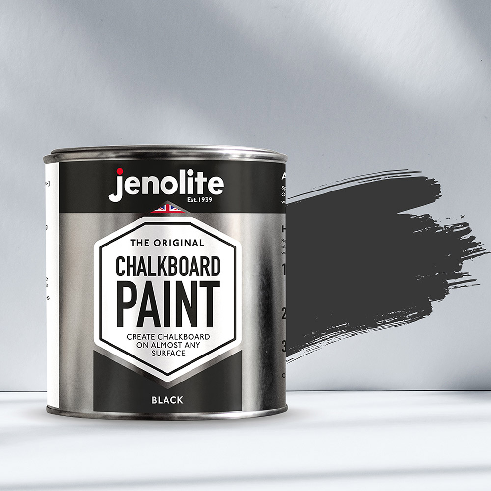 Jenolite Chalkboard Paint Black 500ml Image 4