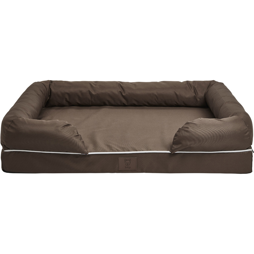 Bunty Large Brown Cosy Couch Pet Mattress Bed Image 1