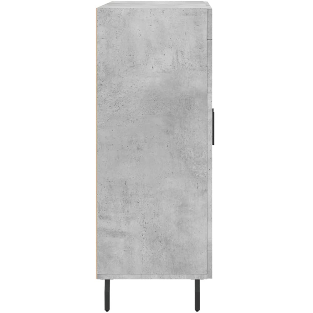 vidaXL 2 Door 3 Shelf Concrete Grey Sideboard Image 7