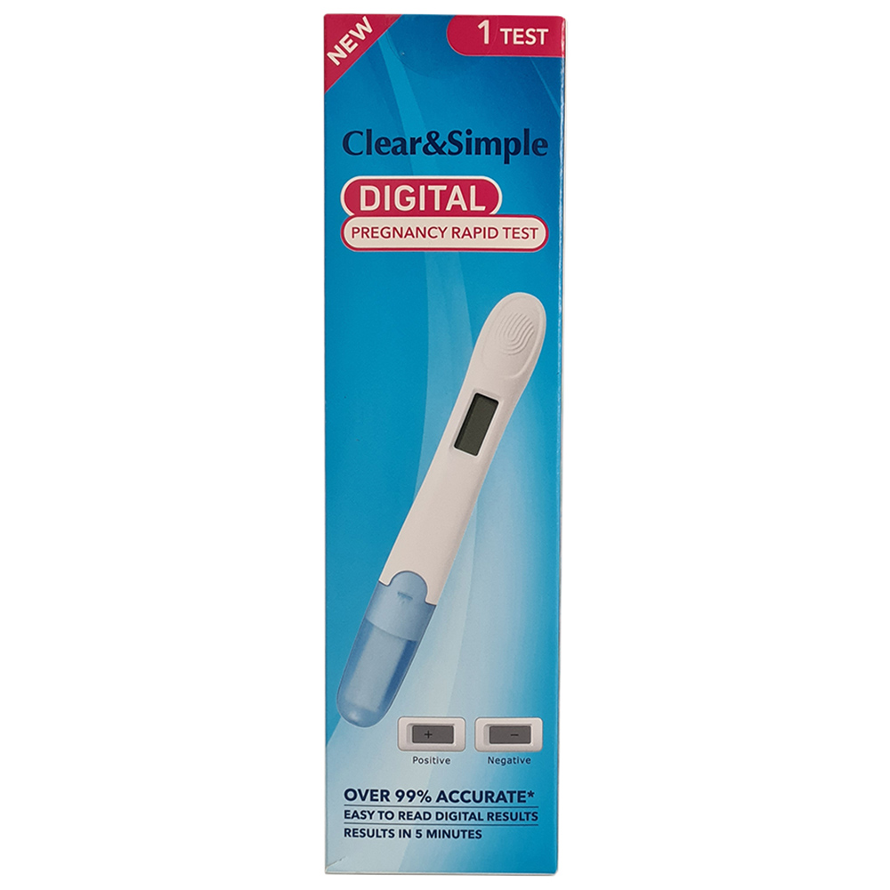Clear and Simple Digital Pregnancy Test Image 1