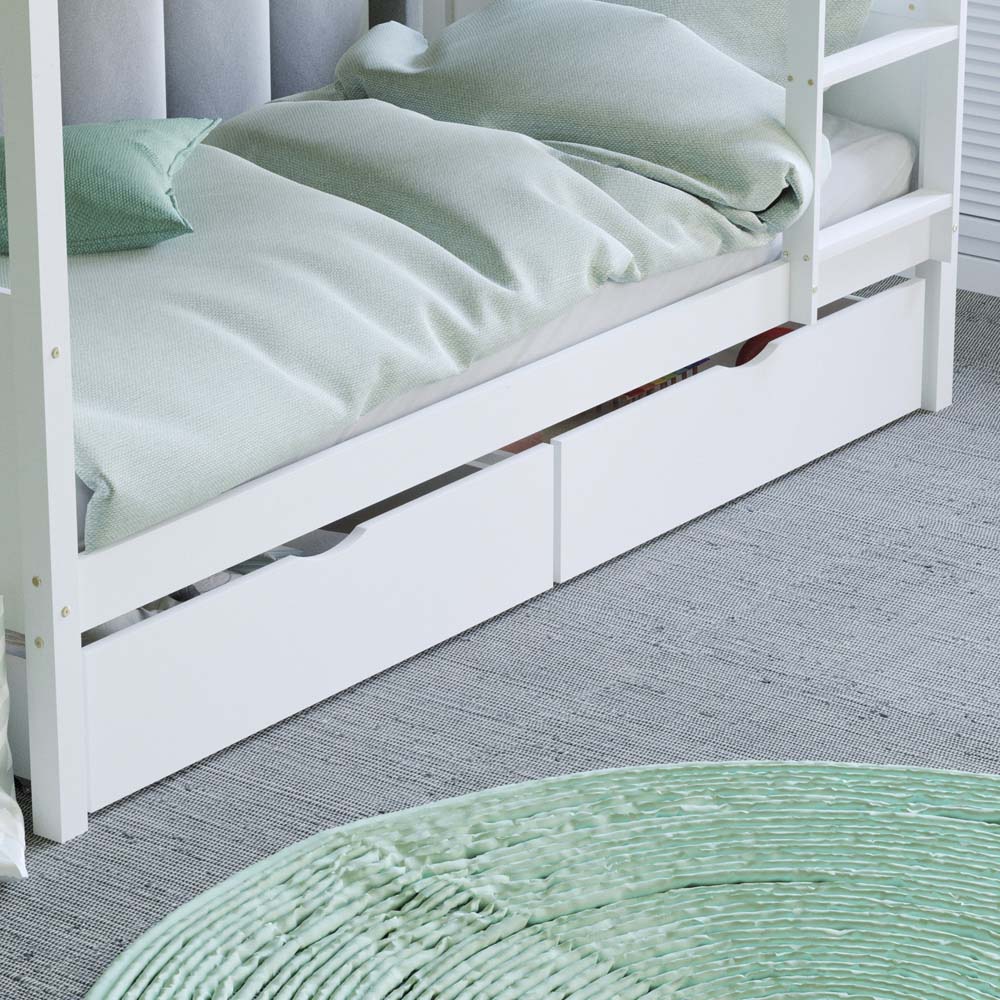 Junior Vida Libra White Wooden Underbed Drawers Image 3