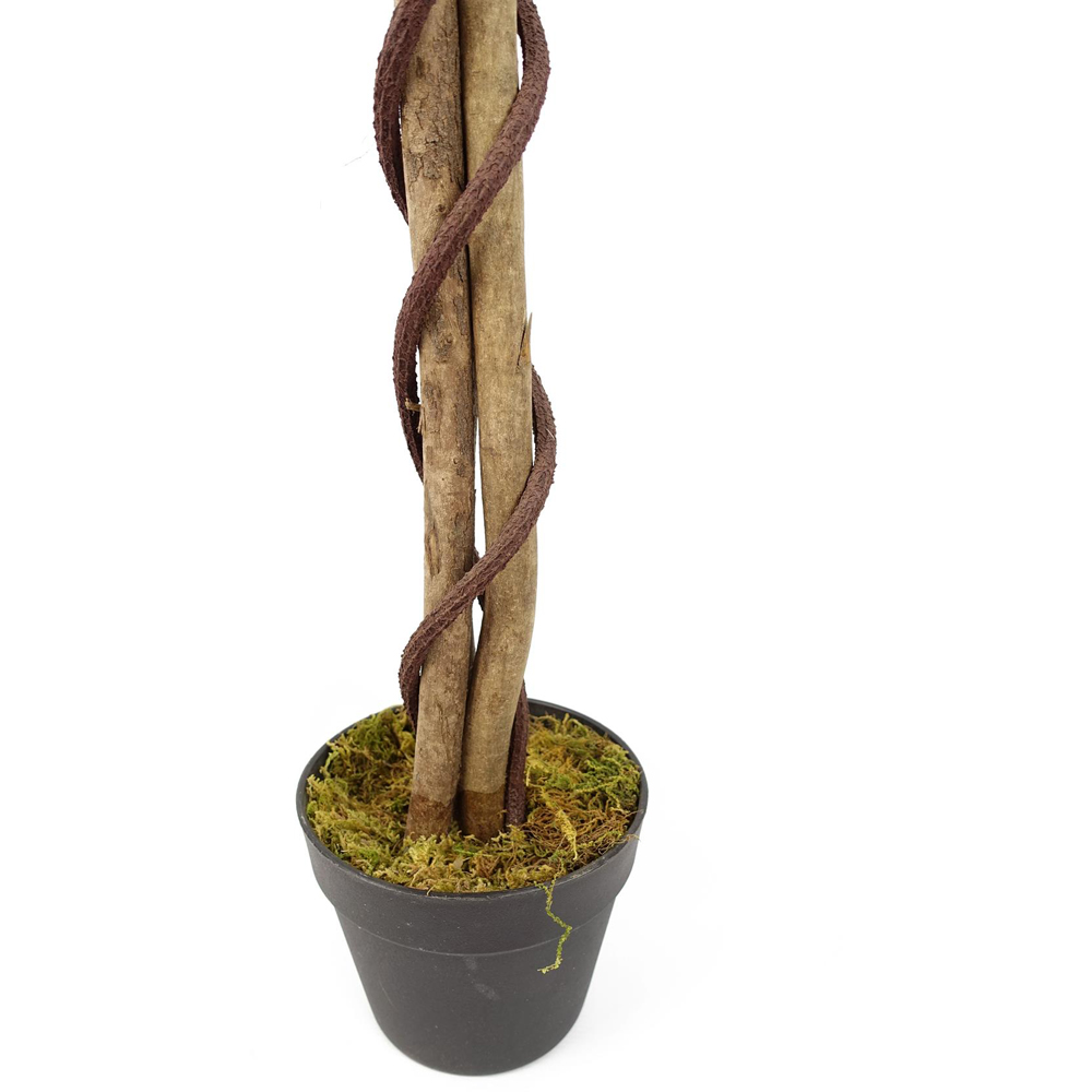Leaf Pink Blossom Artificial Tree in Pot 150cm Image 3