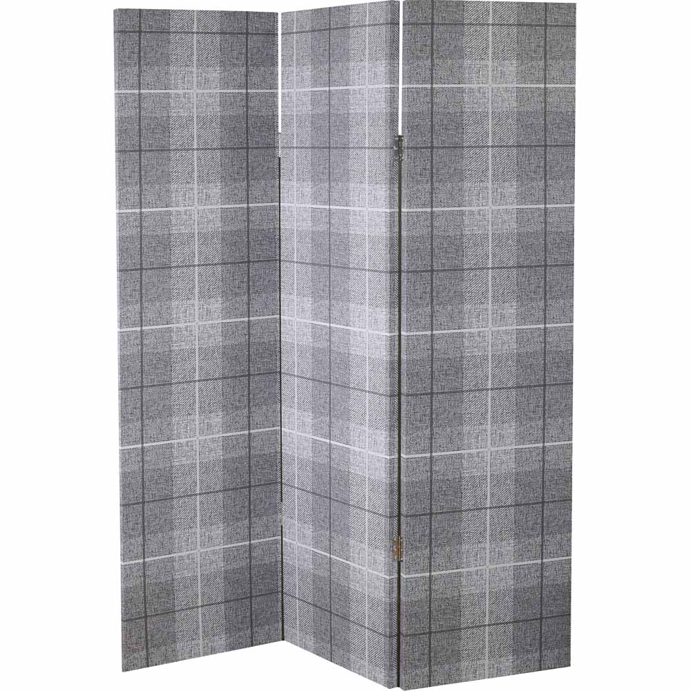 Arthouse Country Check Screen Room Divider Wilko