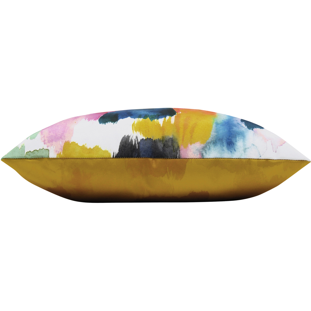 Evans Lichfield Ochre Watercolours Outdoor Cushion Image 3