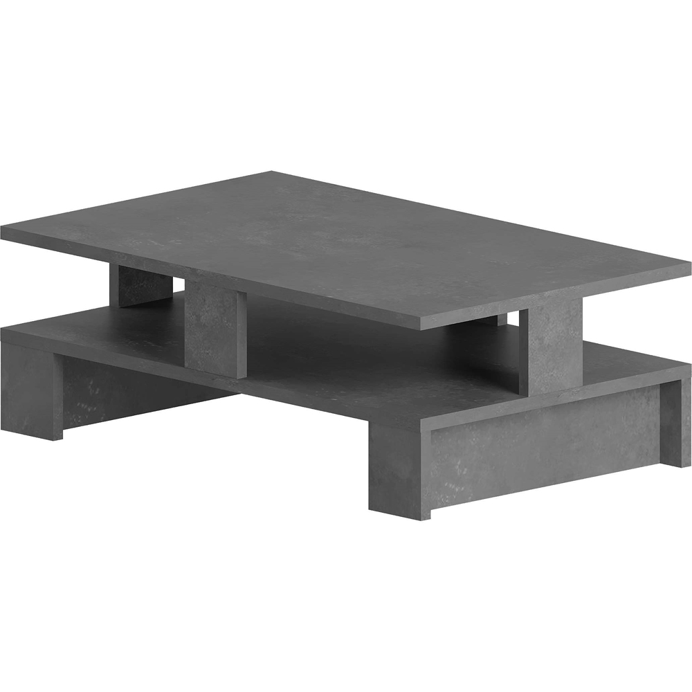 Decortie Mansu Retro Grey Coffee Table Image 2