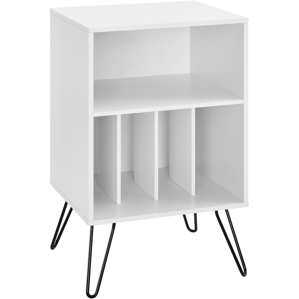 Novogratz 5 Shelf White Harmony Turntable Stand Image 4