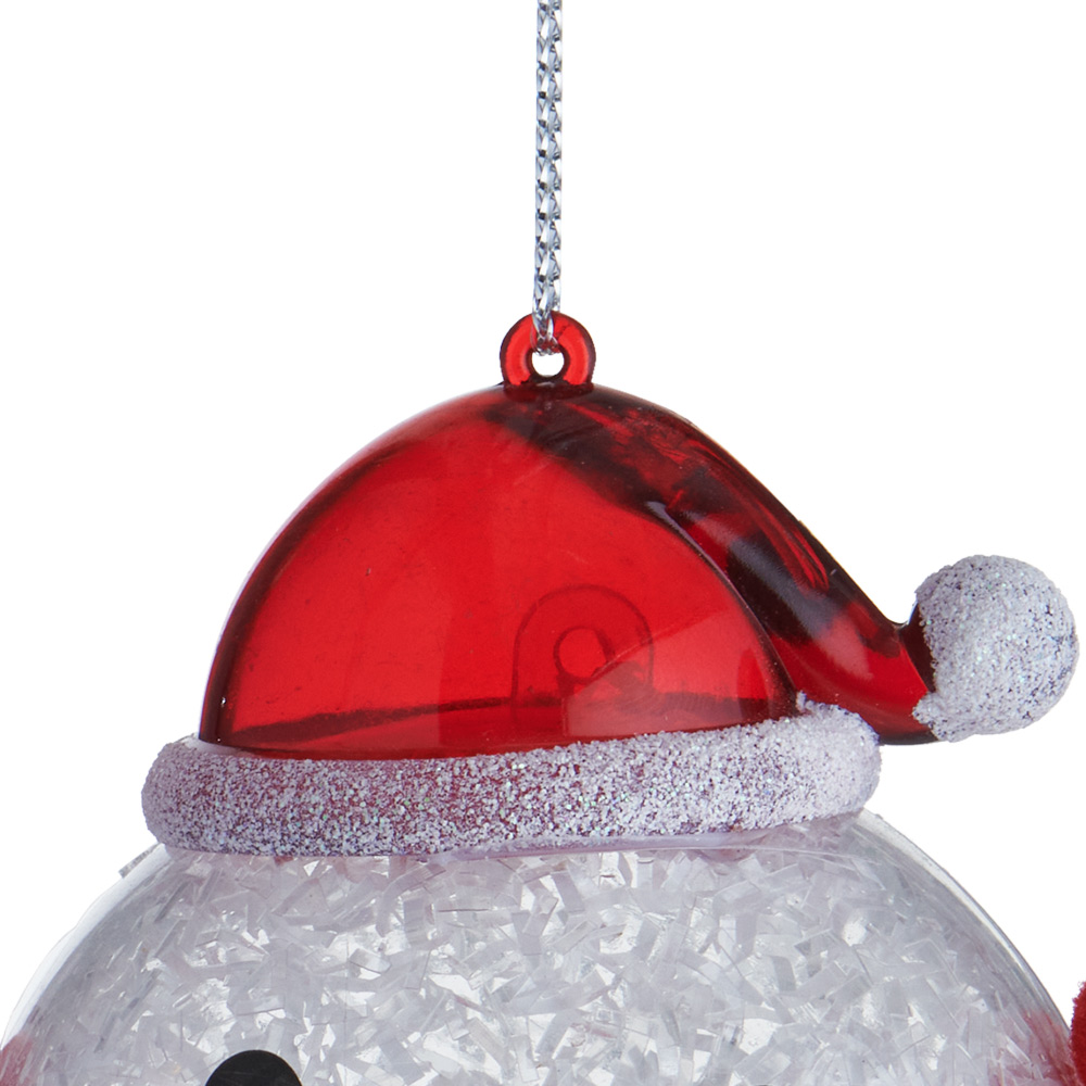 Wilko LED B/O Snowman Bauble Image 3