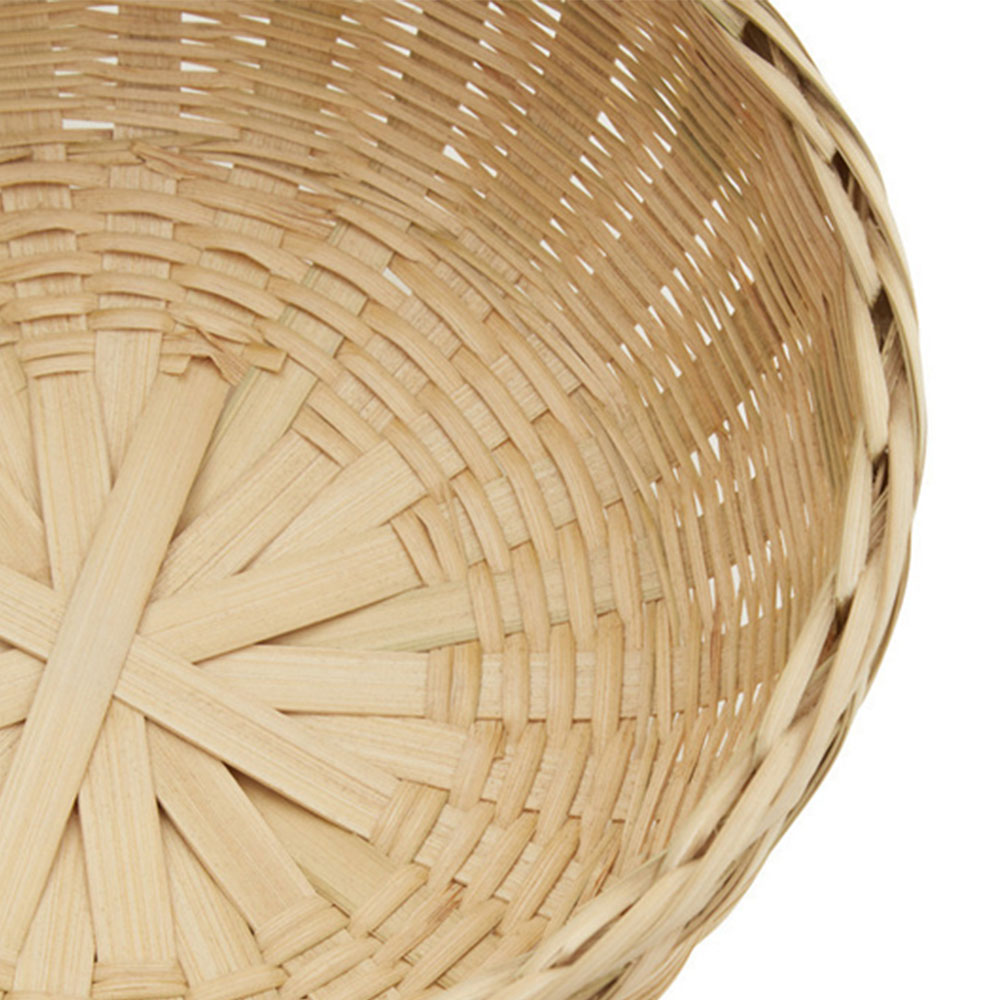 Premier Housewares Natural Round Bamboo Basket Set of 3 Image 5