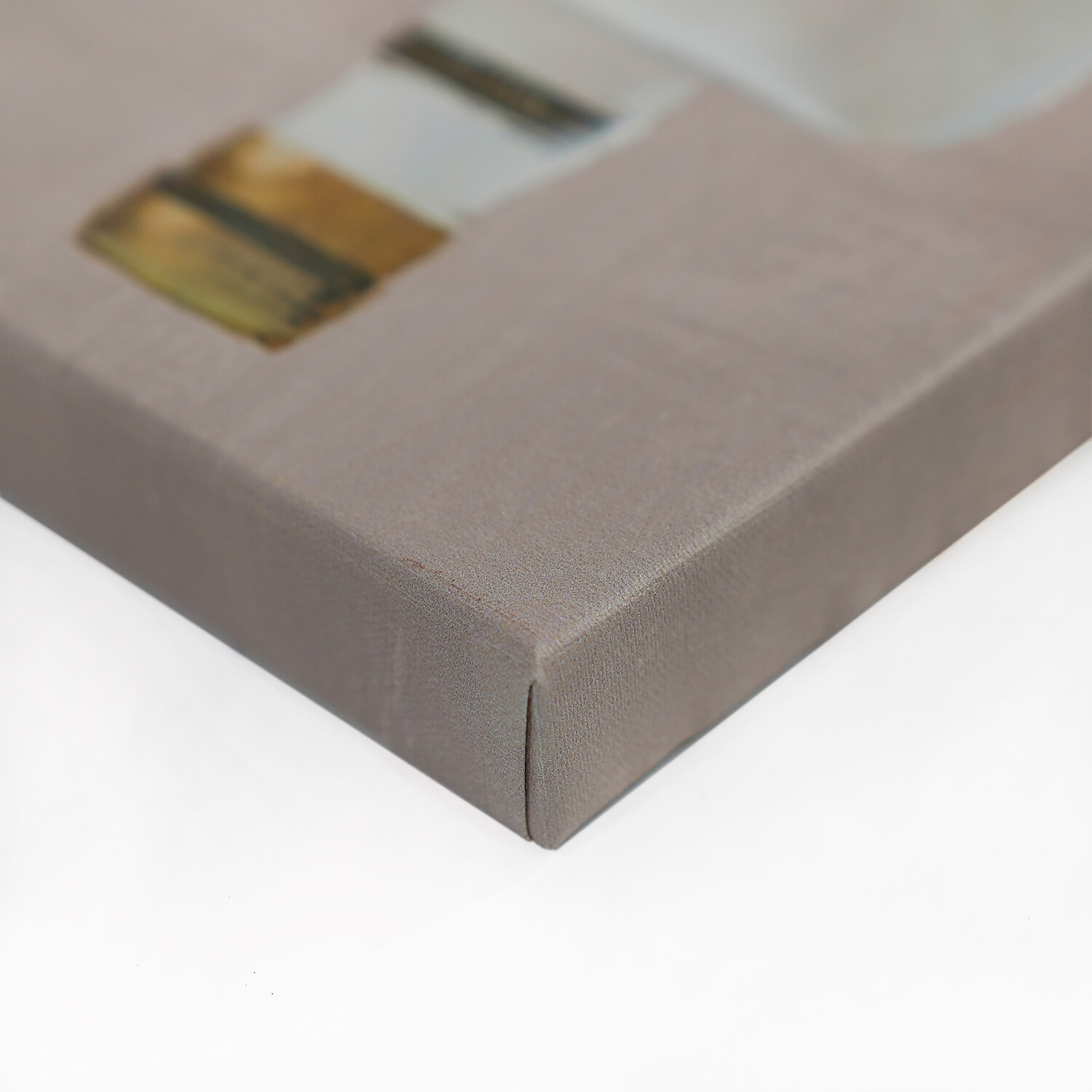 Kathryn White Gin Shelf Hand Painted Canvas Greige Image 3