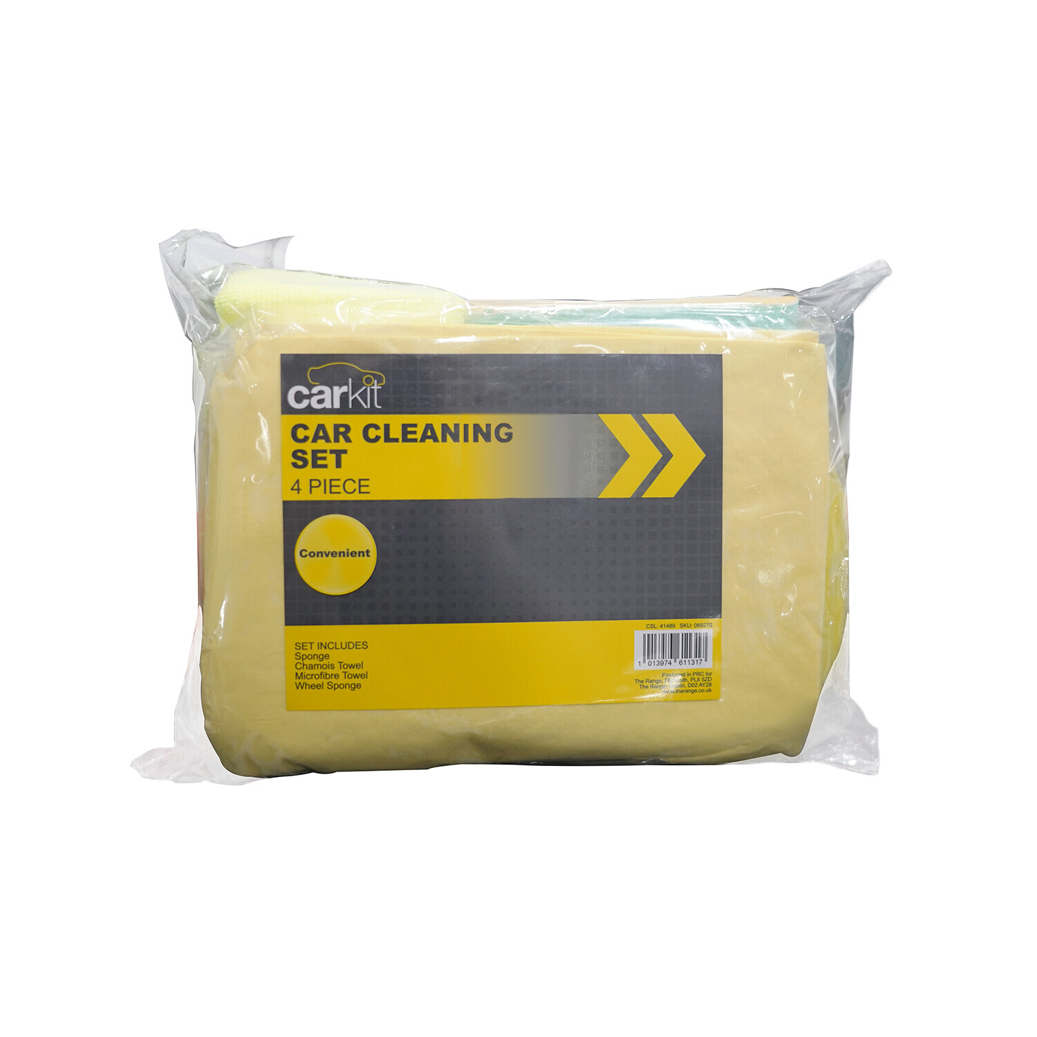 Carkit 4 Piece Cleaning Kit - Multicolour Image 1