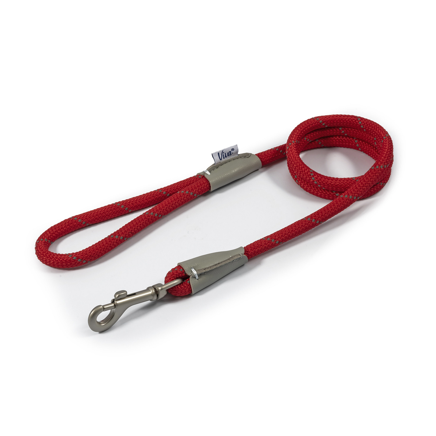Reflective Rope Lead - Red / 1.2cm Image