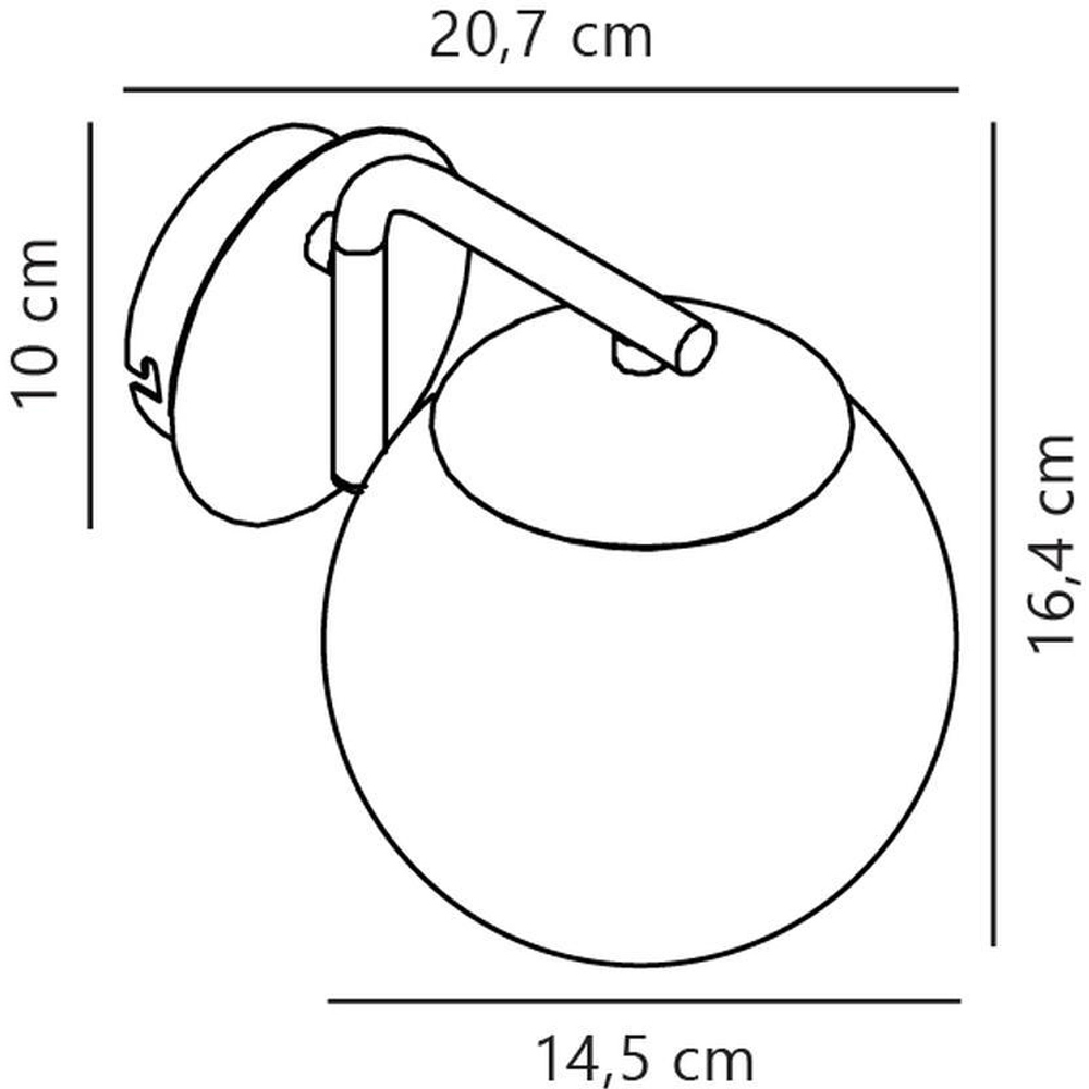 Nordlux Grant Brass Wall Light Image 4