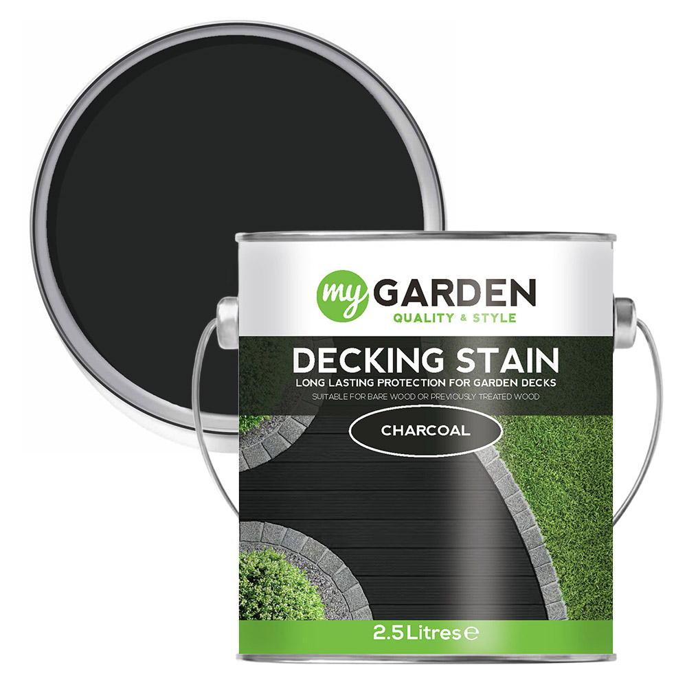 My Garden Charcoal Decking Stain 2.5L Image 1