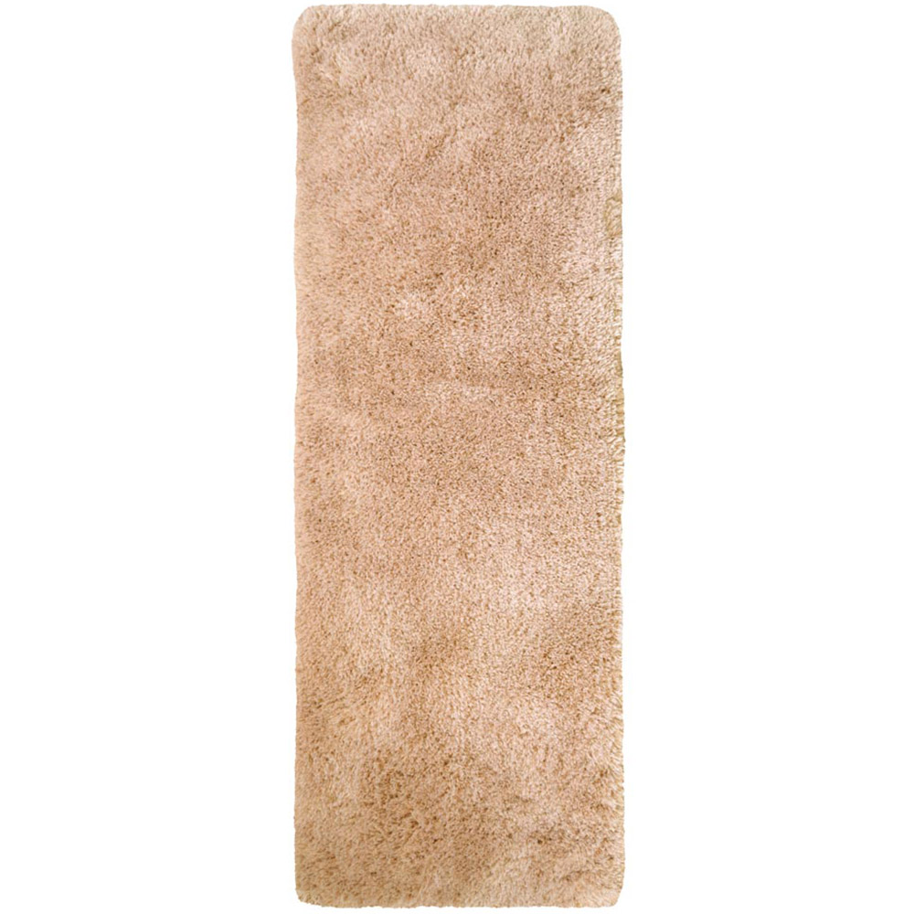 Homemaker Champagne Soft Washable Rug 60 x 100cm Image 1