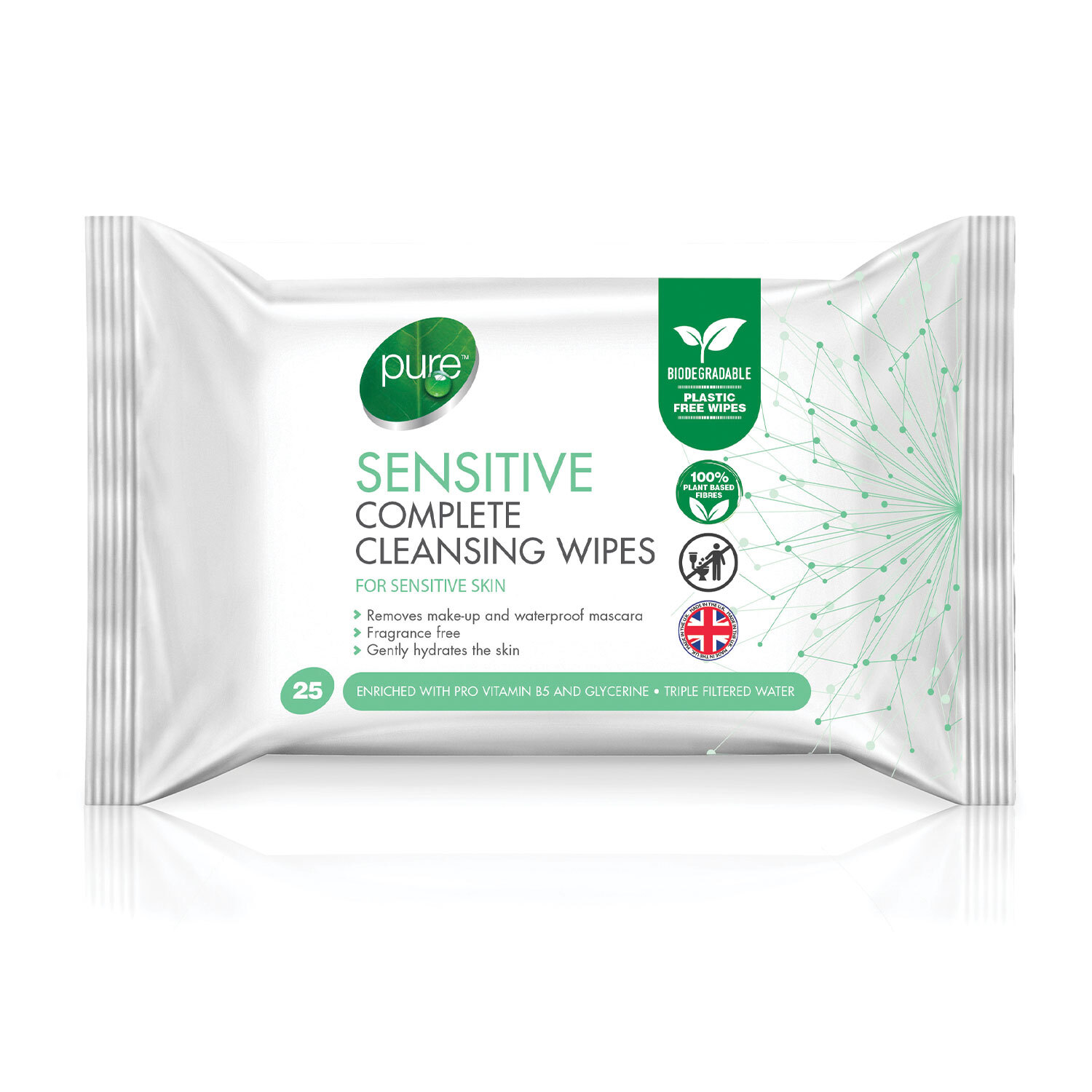 Pure Sensitive Complete Cleansing Wipes Image