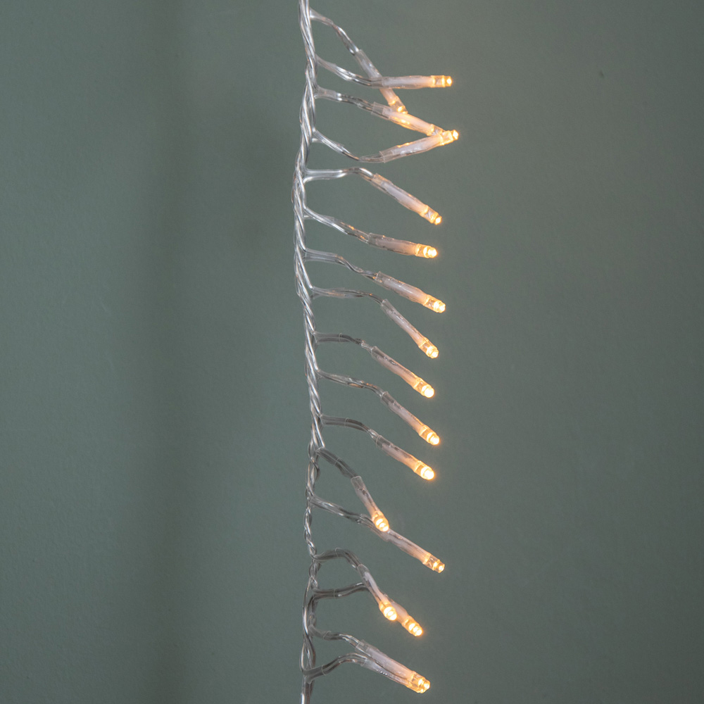 Samuel Alexander 720 Vintage Gold LED Clear Cable Christmas Cluster Light 9.3m Image 4