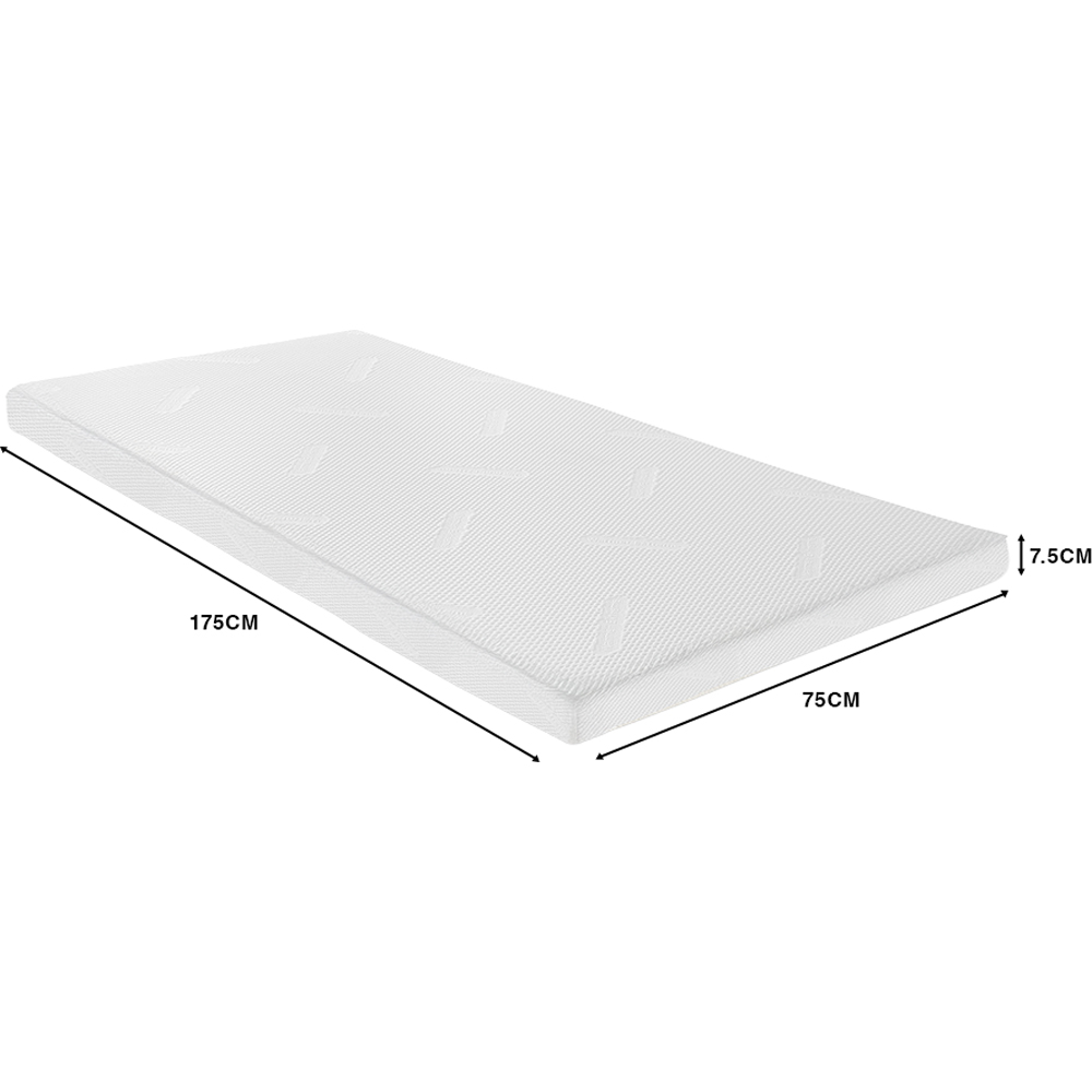 Starlight Beds Shorty Memory Foam Warmer Mattress Topper 3 inch Image 5