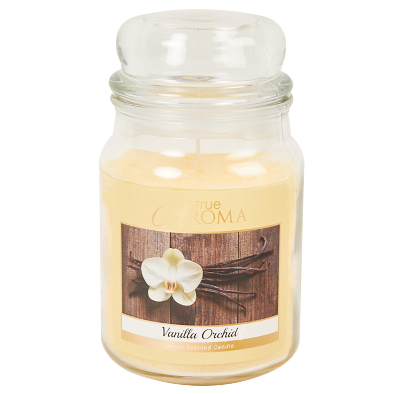 Vanilla Orchid Mason Jar Candle - Cream Image 1