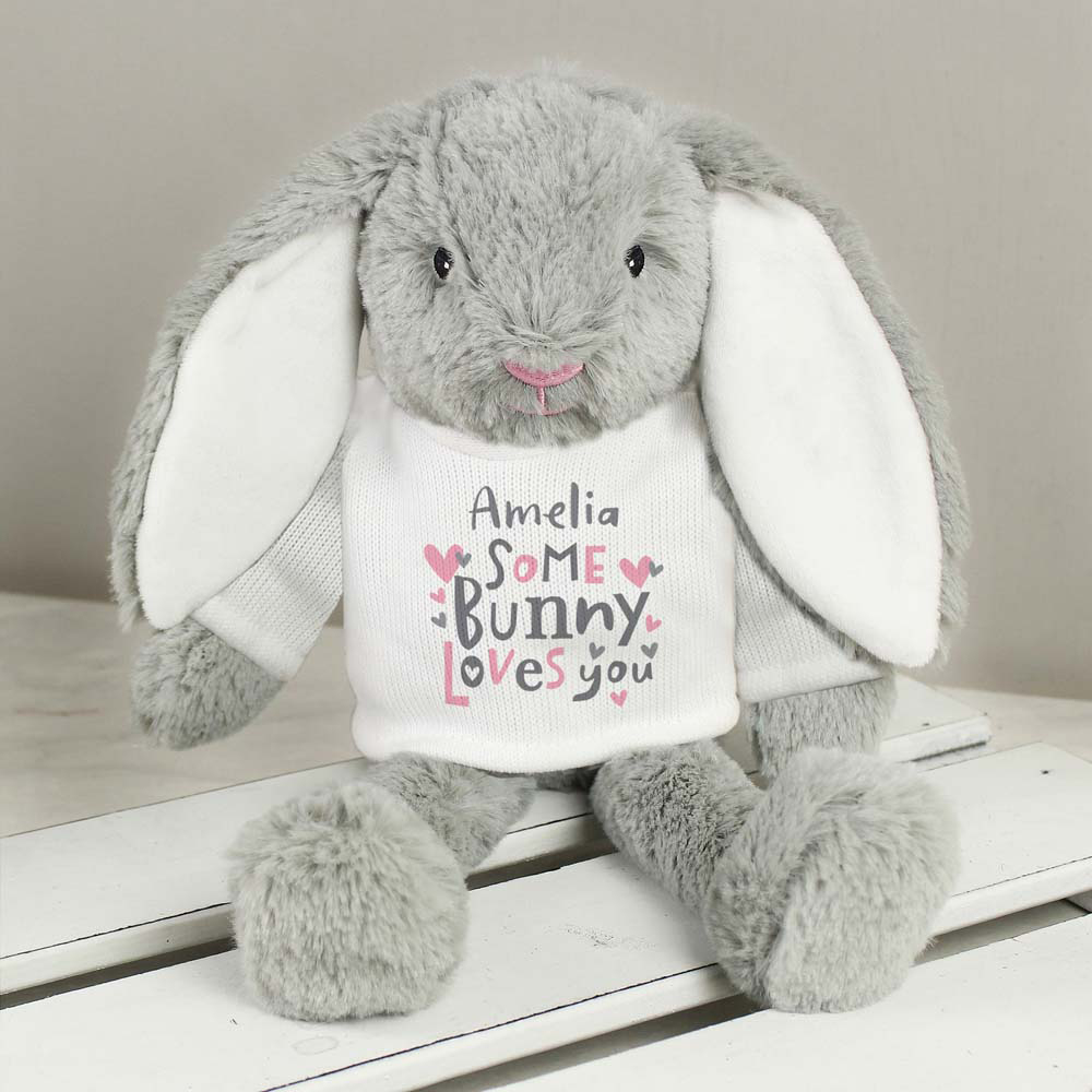 Personalised Memento Personalised Some Bunny Loves You Bunny Rabbit Image 2