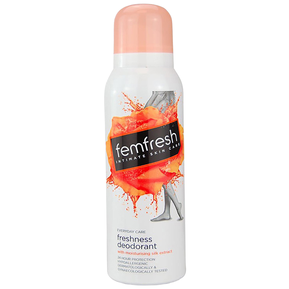 Femfresh Intimate Skin Care Freshness Moisturising Silk Extract Deodorant 125ml Image